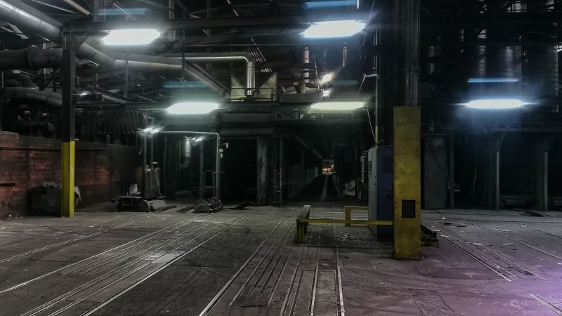 Fahrweg Schiebebuehne Pressen Hangseite